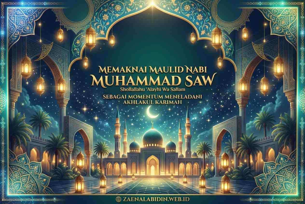 Kultum memaknai peringatan maulid Nabi Muhammad SAW
